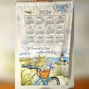 2024 Shore Calendar Towel
